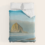 Cannon Beach Oregon, Haystack Rock Duvet Cover Gallery Image 6