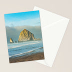 Cannon Beach Oregon, Haystack Rock Stationery Card Gallery Image 2