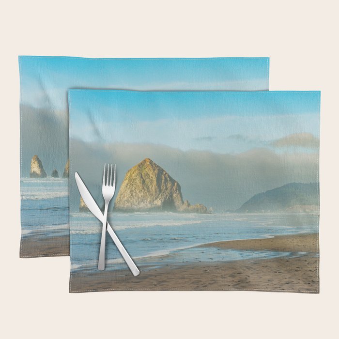 Cannon Beach Oregon, Haystack Rock Placemat Gallery Image 1