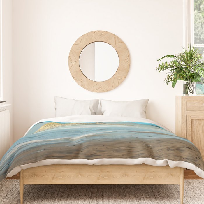 Cannon Beach Oregon, Haystack Rock Duvet Cover Gallery Image 3