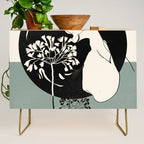 Gentle Beauty 9 Line Drawing Credenza Gallery Image 1