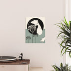Gentle Beauty 9 Line Drawing Poster Gallery Image 2