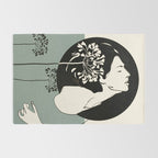 Gentle Beauty 9 Line Drawing Rug Gallery Image 2