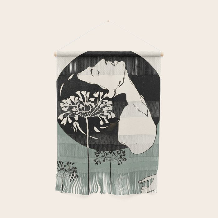 Gentle Beauty 9 Line Drawing Wall Hanging Gallery Image 1