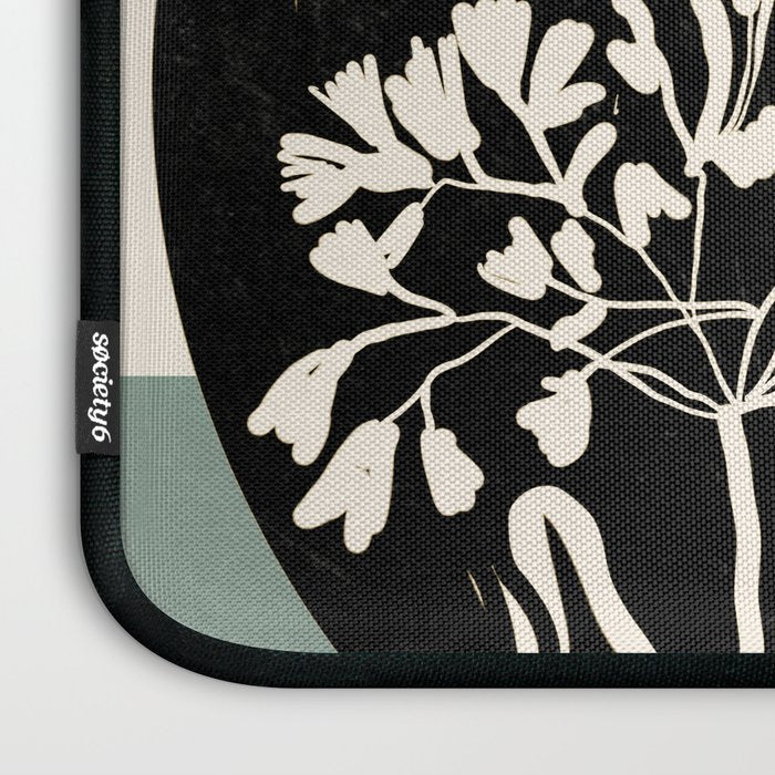 Gentle Beauty 9 Line Drawing Laptop Sleeve Gallery Image 3