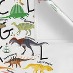 Colorful dinosaur alphabet Wall Tapestry Gallery Image 3