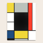 Piet Mondrian - Large Composition A with Black, Red, Gray, Yellow and Blue, 1930 Artwork Notebook Gallery Image 4