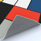 Piet Mondrian - Large Composition A with Black, Red, Gray, Yellow and Blue, 1930 Artwork Rug Gallery Image 4