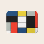 Piet Mondrian - Large Composition A with Black, Red, Gray, Yellow and Blue, 1930 Artwork Bath Mat Gallery Image 1