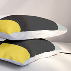 Piet Mondrian - Large Composition A with Black, Red, Gray, Yellow and Blue, 1930 Artwork Pillow Sham Gallery Image 3