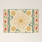 Scandinavian Doves in Winter Colors  Welcome Mat Gallery Image 1