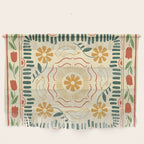 Scandinavian Doves in Winter Colors  Wall Hanging Gallery Image 1