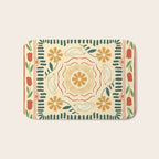 Scandinavian Doves in Winter Colors  Bath Mat Gallery Image 1