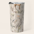 Harvest 2025 Woodland Toile Winter Autumn Animals Forest  Travel Mug Gallery Image 3
