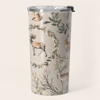 Harvest 2025 Woodland Toile Winter Autumn Animals Forest  Travel Mug Gallery Image 2