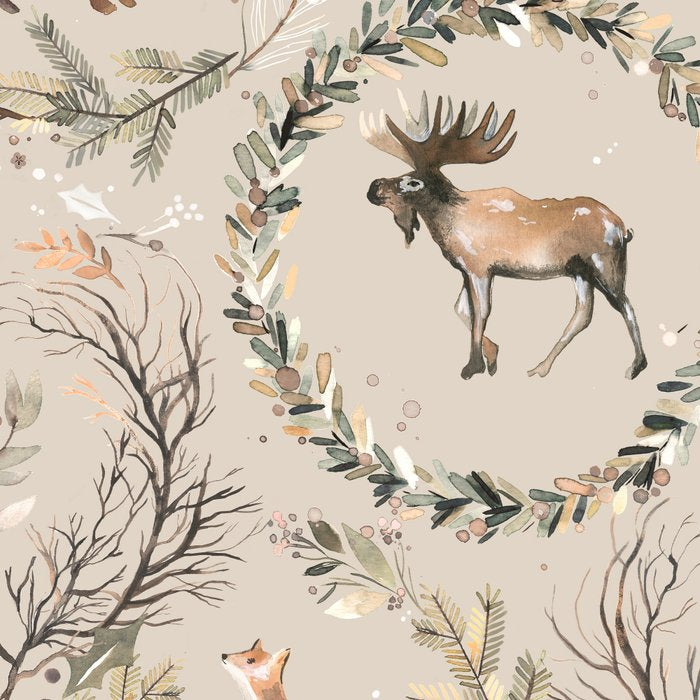 Harvest 2025 Woodland Toile Winter Autumn Animals Forest  Coffee Mug Gallery Image 2