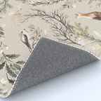 Harvest 2025 Woodland Toile Winter Autumn Animals Forest  Rug Gallery Image 4