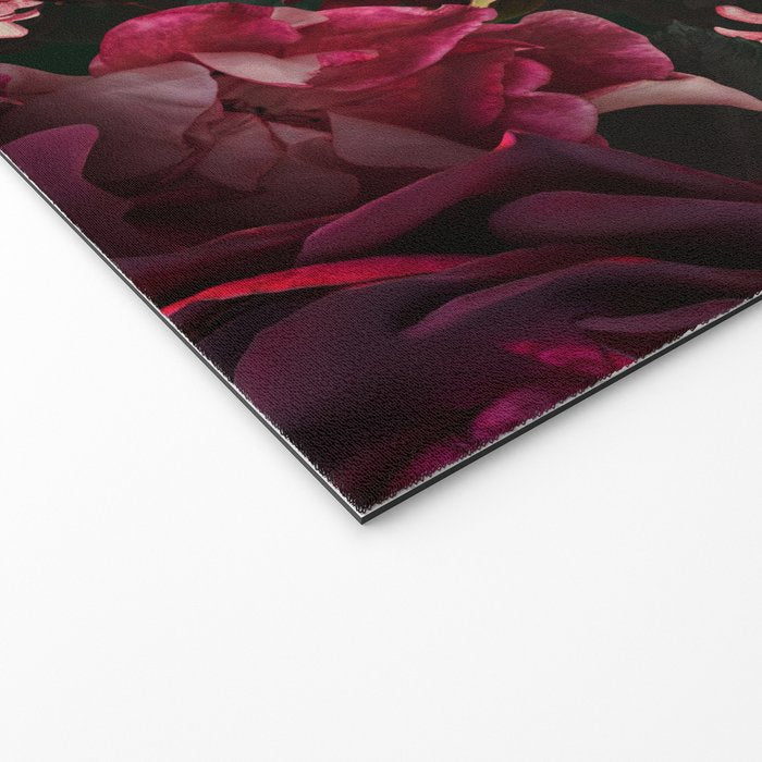 Vintage & Shabby Chic - Night Botanical Flower Roses Garden Welcome Mat Gallery Image 2