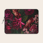 Vintage & Shabby Chic - Night Botanical Flower Roses Garden Laptop Sleeve Gallery Image 1