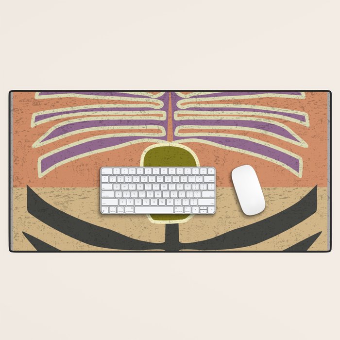 Stylized Palm Tree Desk Mat Gallery Image 1