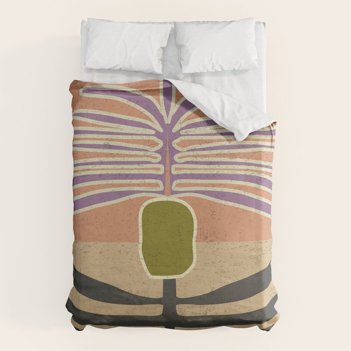 Stylized Palm Tree Duvet Cover Gallery Image 6
