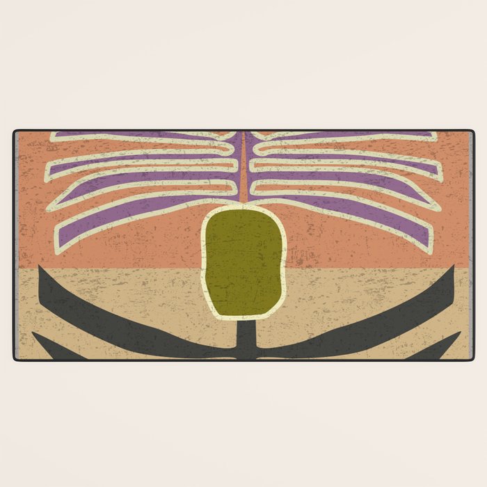 Stylized Palm Tree Desk Mat Gallery Image 3