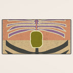 Stylized Palm Tree Desk Mat Gallery Image 3