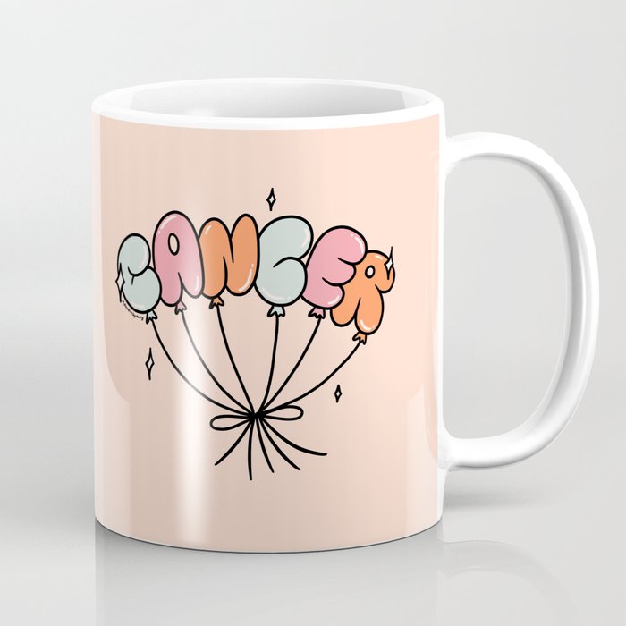 Cancer Zodiac Balloons Coffee Mug Gallery Image 1