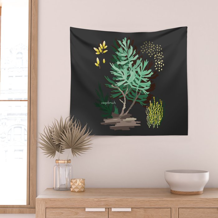 SAGEBRUSH Wall Tapestry Gallery Image 2