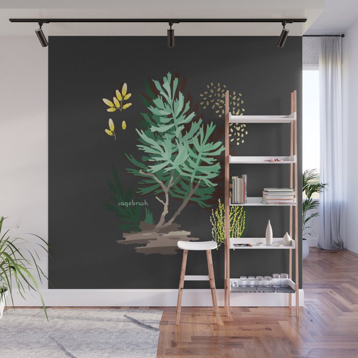 SAGEBRUSH Wall Mural Gallery Image 1