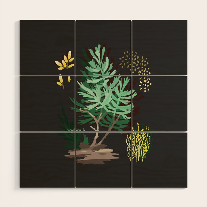 SAGEBRUSH Wood Wall Art Gallery Image 1