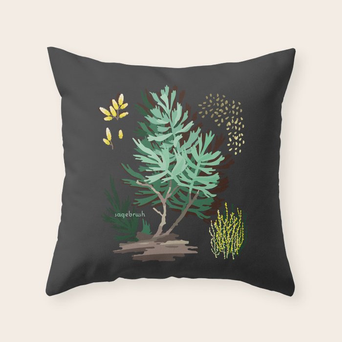SAGEBRUSH Throw Pillow Gallery Image 6
