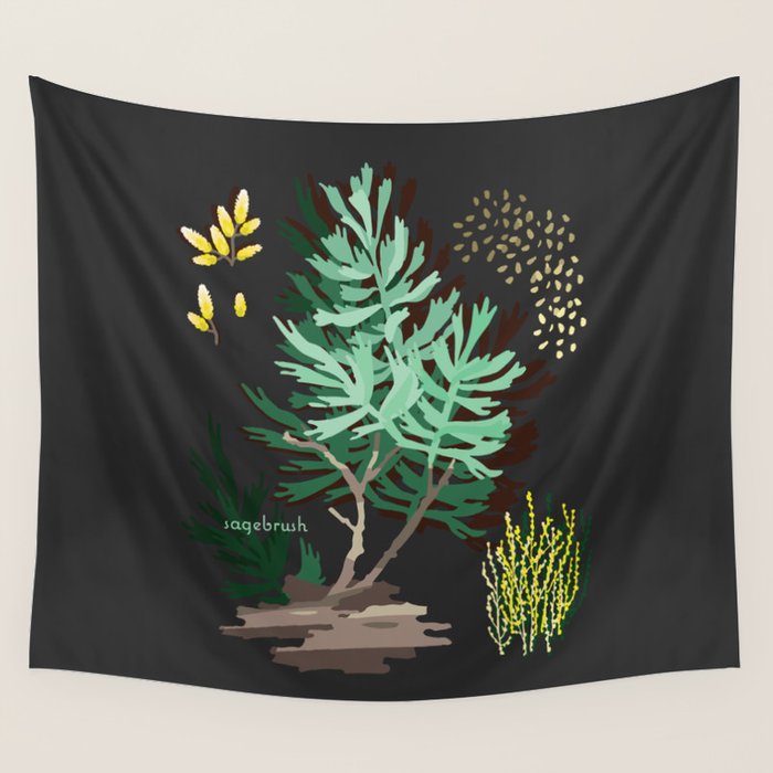 SAGEBRUSH Wall Tapestry Gallery Image 4