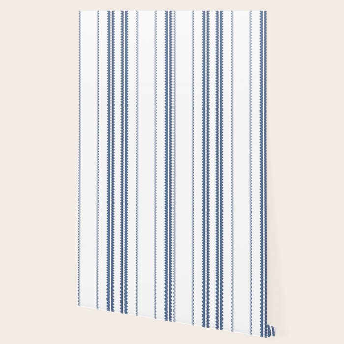 Simple blue and white stripes pattern  Wallpaper Gallery Image 2