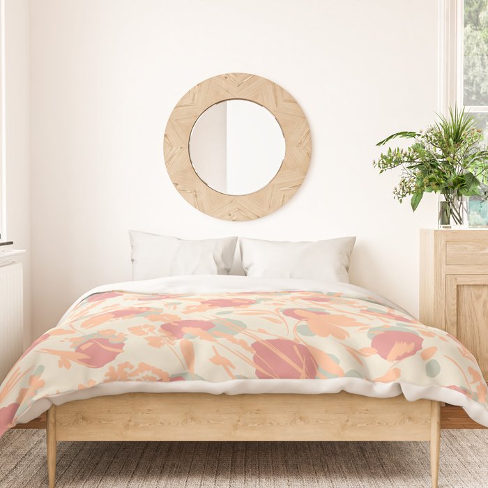 Abstract wild garden 2SM Duvet Cover Gallery Image 3