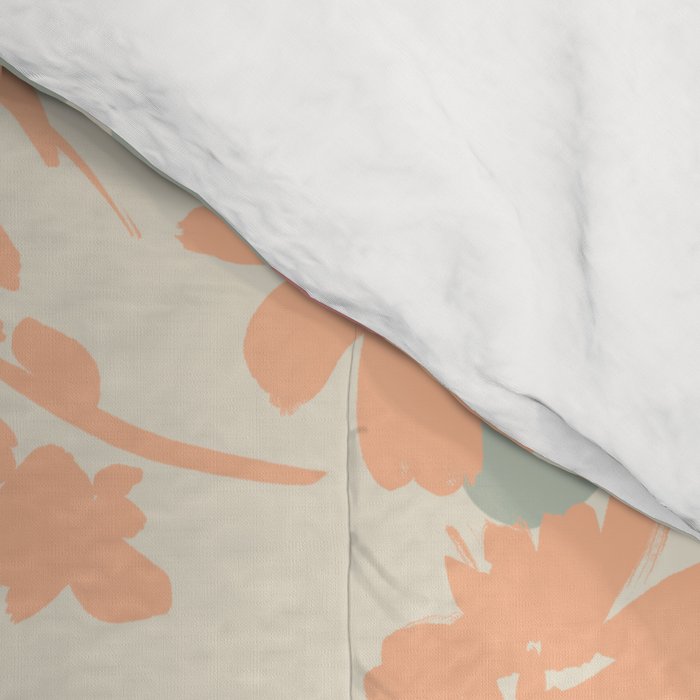 Abstract wild garden 2SM Comforter Gallery Image 4