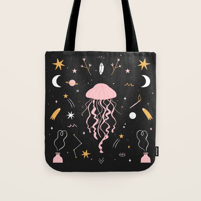 Magic Jellyfish Tote Bag Gallery Image 1