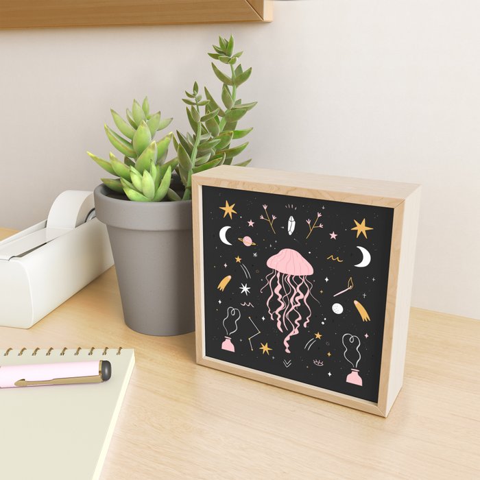 Magic Jellyfish Mini Art Print Gallery Image 2