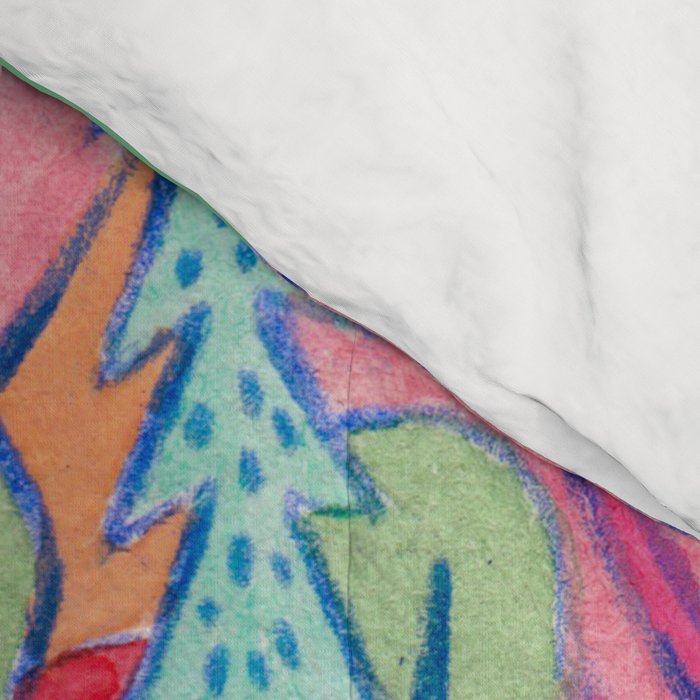 Lost in Nature Girl Portrait Comforter Gallery Image 4