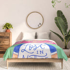 Lost in Nature Girl Portrait Comforter Gallery Image 3