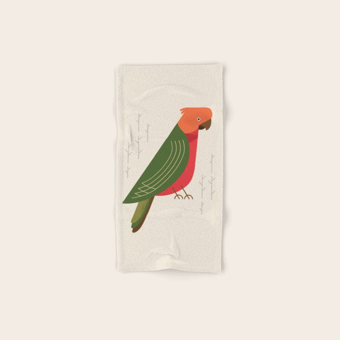 Australian King Parrot, Bird of Australia Bath Towel Gallery Image 1