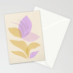 Violet Bloom Stationery Card Gallery Image 2
