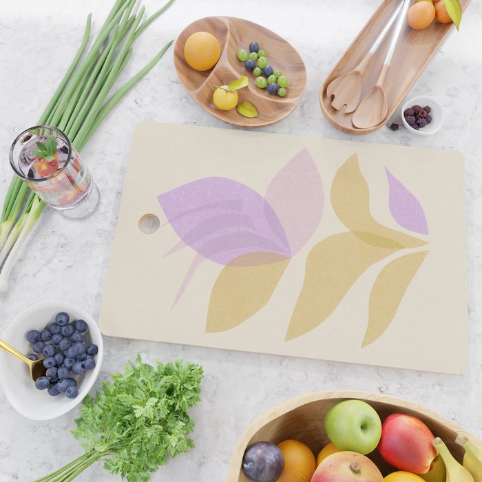 Violet Bloom Cutting Board Gallery Image 2