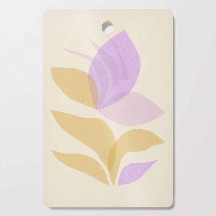 Violet Bloom Cutting Board Gallery Image 1