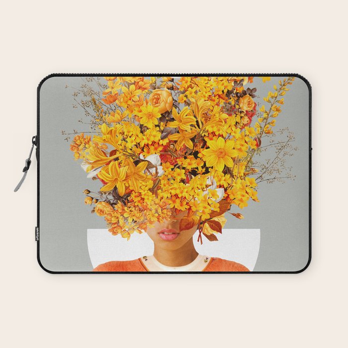 I Saw You Flower in the reflection of my Soul Laptop Sleeve Gallery Image 1