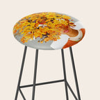 I Saw You Flower in the reflection of my Soul Stool Gallery Image 2