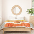 I Saw You Flower in the reflection of my Soul Duvet Cover Gallery Image 3