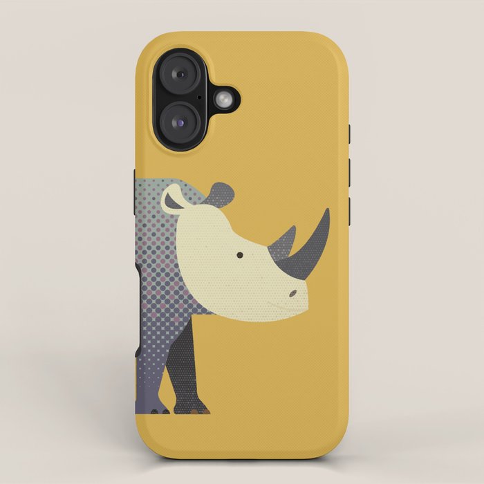 Whimsy Rhinoceros II iPhone Case Gallery Image 1