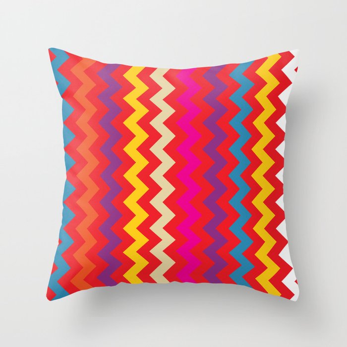 Happy Waves Throw Pillow Gallery Image 1