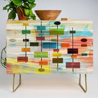 Mid-Century Modern Art 1.3 -  Graffiti Style Credenza Gallery Image 1